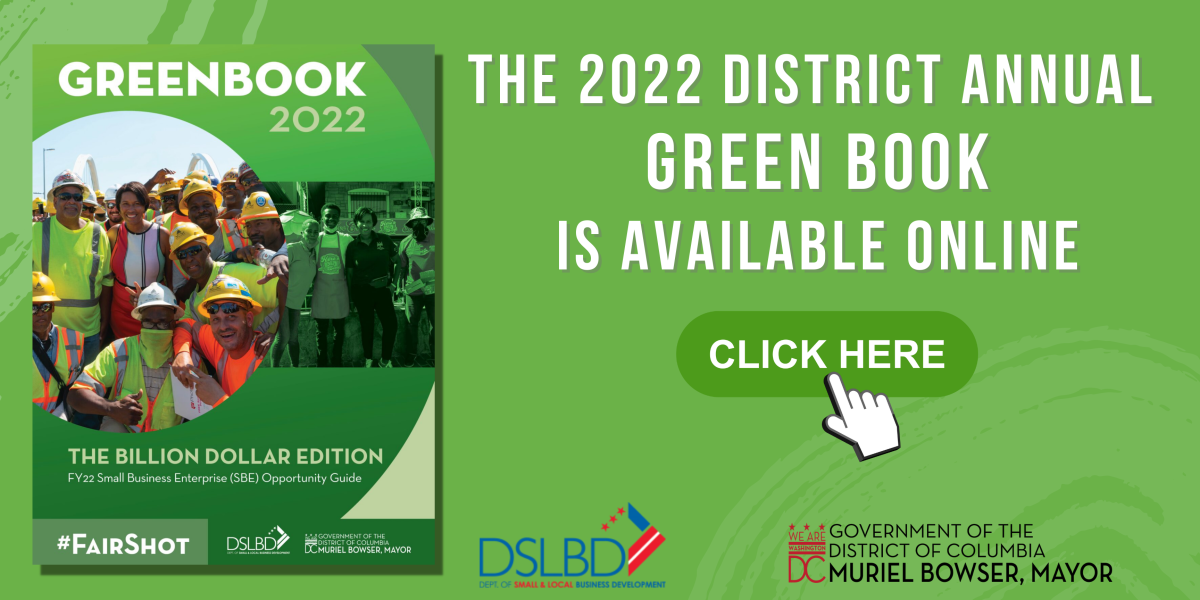 An image of the  2022 Green book cover 