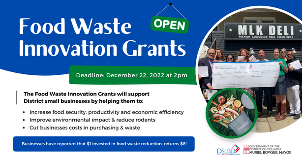 FY23 Food Waste Innovation Grant is now open