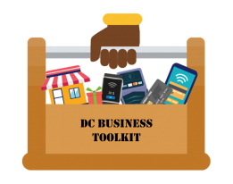 DC Business Toolkit graphic with text